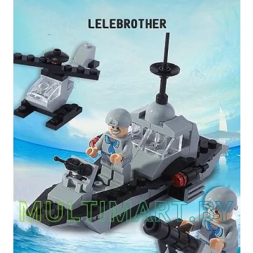 Конструктор Lele Brother 8552 6 в 1 Морской патруль (109 деталей) картинка 3